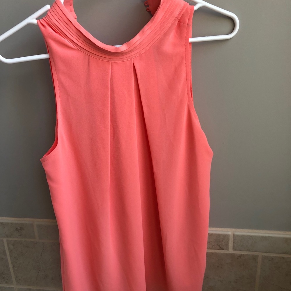 Sleeveless chiffon blouse